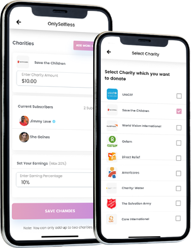How celebrity CSnaps raise money for charity