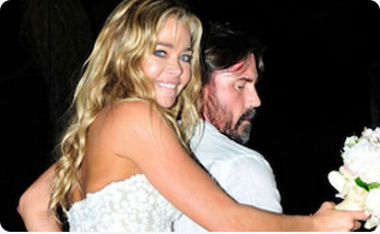 Denise Richards wedding behind-the-scenes photos via CSnaps