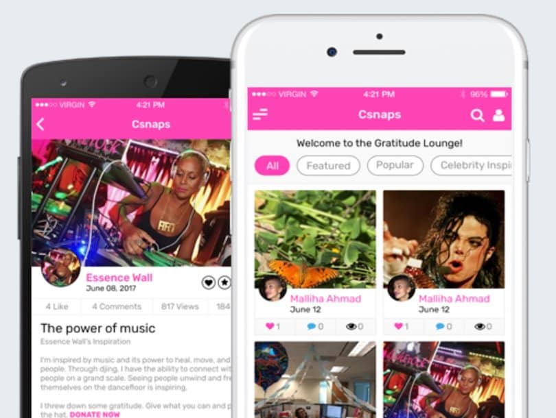 App turns celebrity selfies into selfless acts of charity